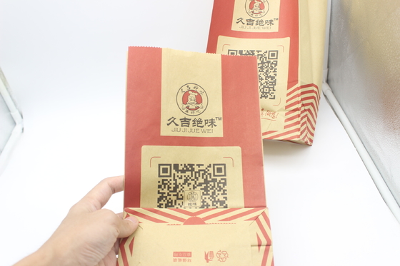 Buy Custom Printed Kraft Stand Up Pouches Portable Food Grade 1 Oz 2 Oz 3 Oz online manufacture