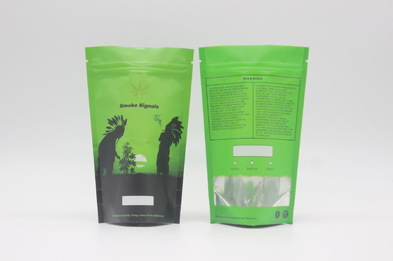 Buy Weed weed Biodegradable Stand Up Pouches Food Packing Mylar Bags With ziplockk online manufacture