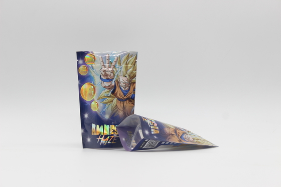 Buy Smell Proof Mylar weed Bags Custom Digital Printing Gravure Printing With Zipper online manufacture