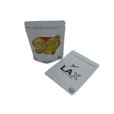 Buy Heat Seal Aluminum Foil Mylar Bag weed Resealable Zipper Paper Pouches online manufacture