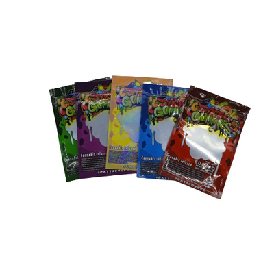 Buy 25G Mylar weed Bags Sealed On Three Sides With Child Proof Locks online manufacture