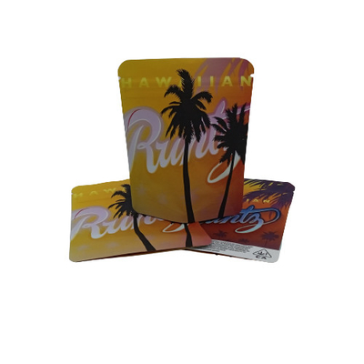 Buy Flat Bottom Recycle weed Packaging Pouch ziplockk Mylar Aluminum Foil Bag online manufacture