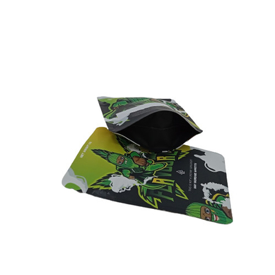 Buy Zipper Mylar Weed Bags Biodegradable Stand Up Pouches Thickness 150mircon online manufacture