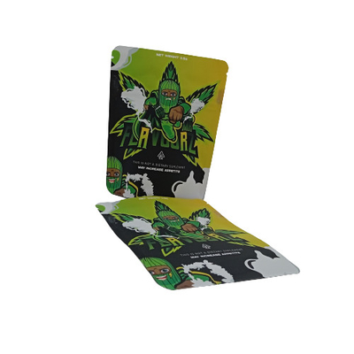 Buy 3 Sides Seal Stand Up Mylar Bags weed Weed Packaging Bags Resealable With Zipper online manufacture