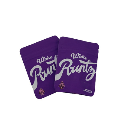 Buy Custom Mylar weed Bags Odor Resistant Resealable With Child Resistant Zipper online manufacture
