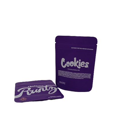 Buy Custom Mylar weed Bags Digital Printing Resealable With Child Resistant Zipper online manufacture
