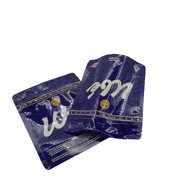 Buy 500g Biodegradable Stand Up Pouches Flat Bottom Zipper Lock Mylar Bags online manufacture