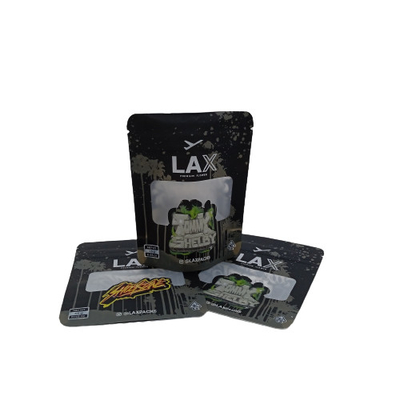 Buy Zipper Digital Printed Stand Up Pouches Children Proof Mylar weed Bags online manufacture