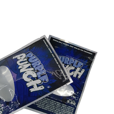 Buy Aluminum Foil Mylar ziplockk Bags Stand Up With Window For weed Weed Packaging online manufacture