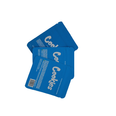 Buy Blue 50g Mylar Stand Up Bags Zipper Gravure Printing For Candy weed online manufacture