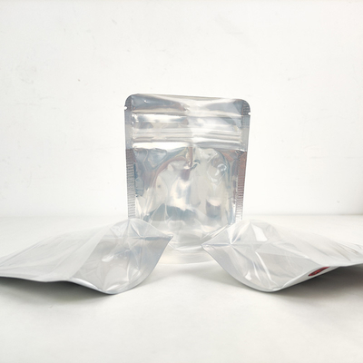 Buy Transparent Stand Up Pouch  Zip Lock Packaging Bag For Cosmetic Candy Make Up online manufacture