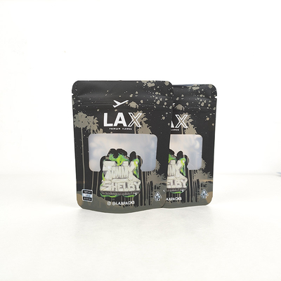 Buy Factory OEM custom Aluminum Foil Mylar Stand up zip lock pouch with clear Window online manufacture