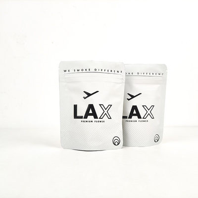 Buy Soft Touch Pouch Bag With Zipper Child Proof 3.5 Gram Mylar weed Bags online manufacture
