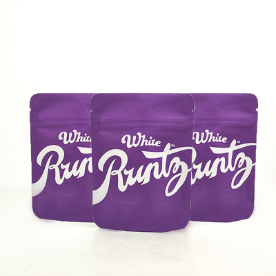 Buy Custom printed 3.5 baggies stand up ziplockk resealable smell proof packaging mylar bags online manufacture