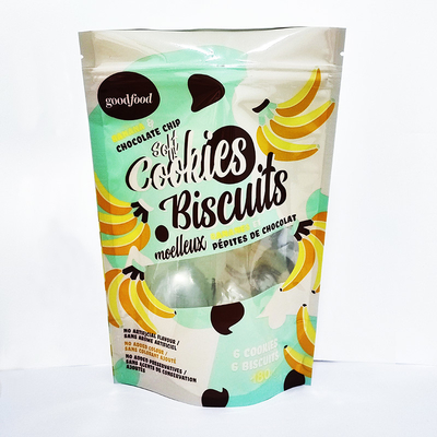 Buy Custom Zip Lock Stand Up Pouch Biodegradable Bags With Own Logo For Snack Nut online manufacture