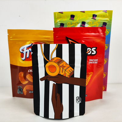 Buy Smell Proof Food Packaging Bag Resealable 3.5g Mylar weed Bags online manufacture