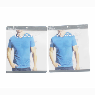 Buy Plastic Three Side Seal Pouch Garment Clothing Packing Resealable Zipper Bag online manufacture