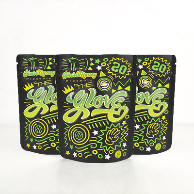 Buy Custom Printed 3.5g ziplockk Mylar Bags Aluminum Foil Stand Up For weed online manufacture