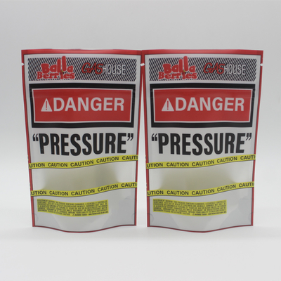 Buy Edibles Aluminum Foil Stand Up Pouches THC weed Food Packaging Bags With ziplockk online manufacture
