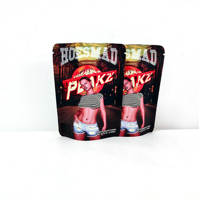 Buy 3.5g 14g Mylar Plastic Bag Laminated Child Proof Doypack Stand Up Pouch online manufacture