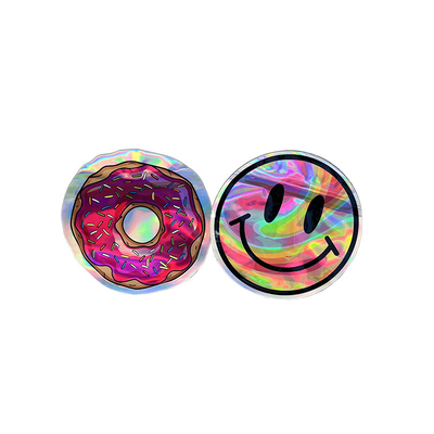 Buy Weed Irregular Shaped Bags Smell Proof Die Cut Plastic Bags online manufacture