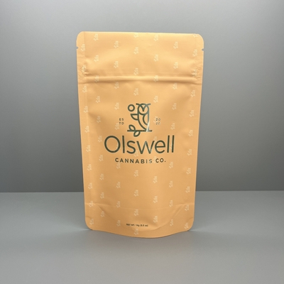 Buy Zipper Soft Touch Mylar Bag Stand Up Packaging Bags Custom PE / PET / BOPP / PVC online manufacture