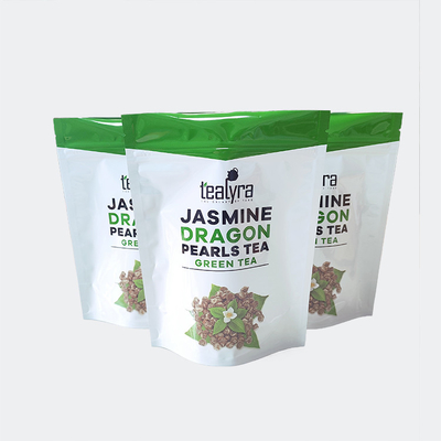 Buy Tea ziplockk Stand Up Pouches Custom Printed Mylar Tea Packaging Bags online manufacture