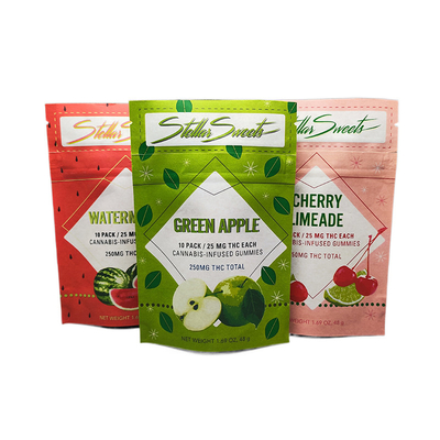Buy Paper Kraft Stand Up Pouches Aluminum Foil Bag With Child Resistant Zipper online manufacture