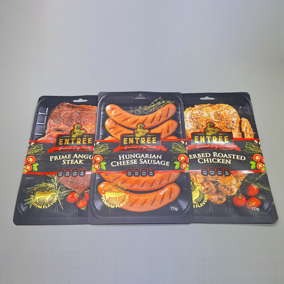 Buy ziplockk Three Side Seal Bag Dog Treats Packaging Gold Blocking Flat Bottom Pouch online manufacture