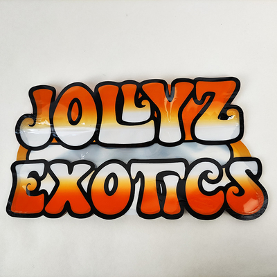 Buy Child Resistant Zipper Die Cut Mylar Bags For THC Gummies Packaging online manufacture