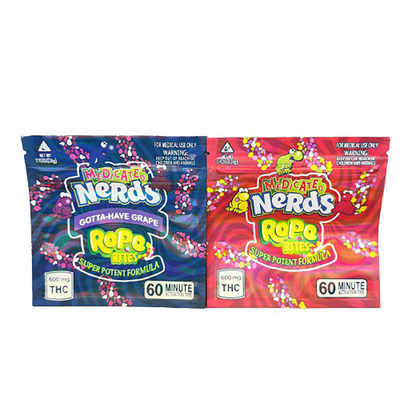 Buy Custom Plastic Packaging Pouch 3 Side Seal Bag For Candy Gummies online manufacture