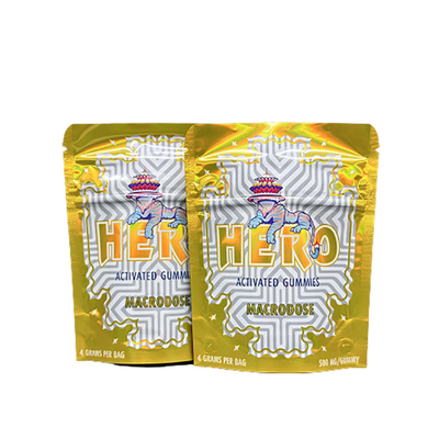 Buy Plastic Holographic Stand Up Pouch For Gummies Snack Packaging online manufacture