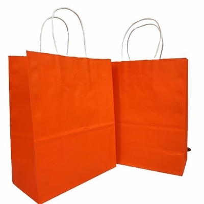 Buy OEM Kraft Paper Shopping Bag For Packaging Clothing Snacks Commodities online manufacture