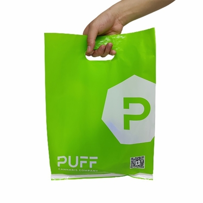 Buy Nontoxic Plastic Shopping Bags With Handle For Packaging THC Mariajuana Commodity online manufacture