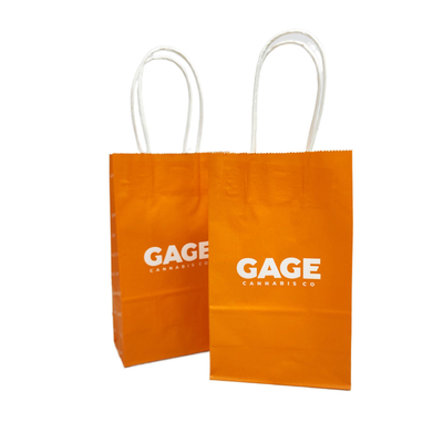 Buy SGS Paper Shopping Bags With Handles For Supermarket Goods Snacks Clothes Shoes online manufacture