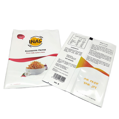 Buy Smell Proof Back Seal Bag Potato Chip Snack Packaging With Tear Notch online manufacture