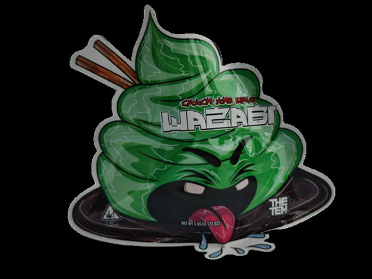 Buy Unique Shaped Mylar Bags Custom Die Cut Packaging Bags For Weed online manufacture