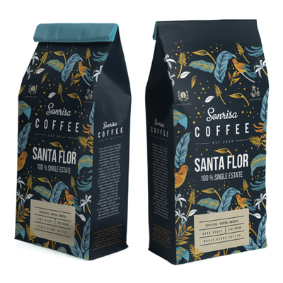 Buy Custom Side Gusset Bag 1kg Flat Bottom Coffee Packaging Bags online manufacture
