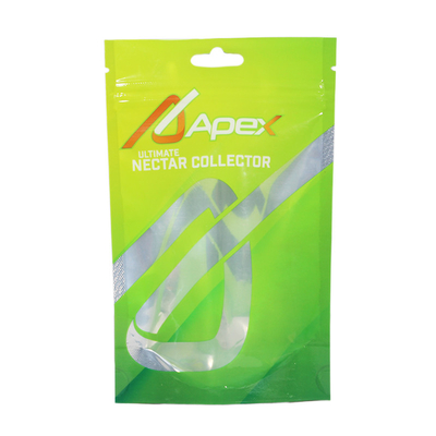 Buy Customizable Mylar Bag With Display Window Black Pouch Food Bag online manufacture