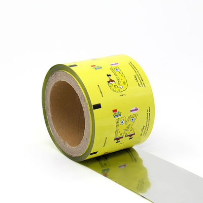 Buy Printed Aluminum Foil Roll Film Laminated Roll Stock Film Packaging For Hot Seal online manufacture
