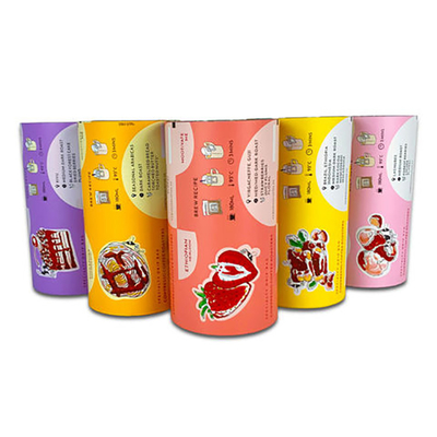 Buy Heat Seal Food Packaging Film Roll Laminated BOPP Aluminum Foil Metalized Sachet Roll online manufacture