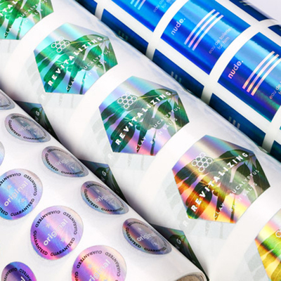 Buy Secure Anti Counterfeit Hologram Stickers With Microtext And Hidden Images online manufacture