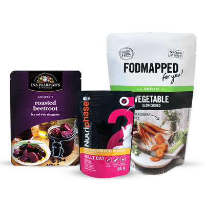 Buy Glossy Retort Pouch Packaging In Any Color And Size Sauce Pouch Packaging online manufacture