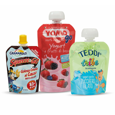 Buy Custom 200ml Liquid Spout Bag Leakproof Plastic Liquid Pouches online manufacture
