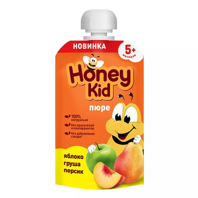 Buy FDA Resealable Stand Up Pouch With Spout For Drink Packaging Baby Puree online manufacture
