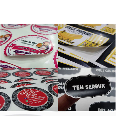 Buy Embossing / Hot Stamping Self Adhesive Stickers With Offset Printing online manufacture