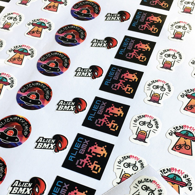 Buy Customized Plastic Adhesive Labels Antistatic Support Thickness Customization online manufacture