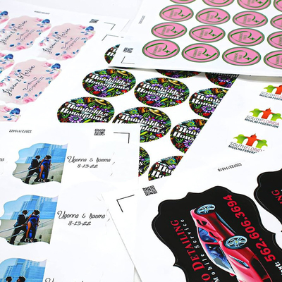 Buy Customized Shape Adhesive Label Sticker With Offset Printing / Digital Printing online manufacture