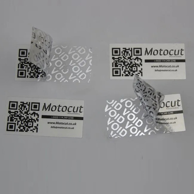 Buy Customized Color Size Tamper Proof Stickers Anti Fake Label For Brand Protection, online manufacture
