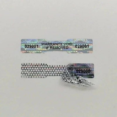 Buy Customized Plastic Tamper Evident Labels Packaging Shape Options online manufacture